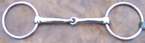 Weaver Draft NP Nickel Plated Ring 7" Snaffle Mouth Bit Bits Horse Tack 